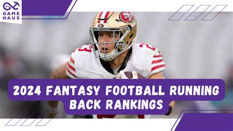 2024 Fantasy Football Running Back Rankings