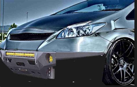 Toyota Prius Full Metal Front Bumper Off Road Style Black Jmyntrn