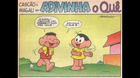 Cascão Magali em Adivinha o quê Gibis do Rapha 2