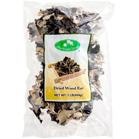 Dried Wood Ear Mushrooms 1 Lb