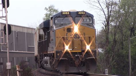 CSX 3053 Leads CSX B795 07 In Cordele GA 3 12 23 YouTube