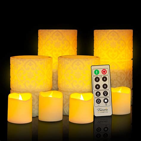 Furora Lighting Velas Led Sin Llama Con Mando A Distancia Juego De