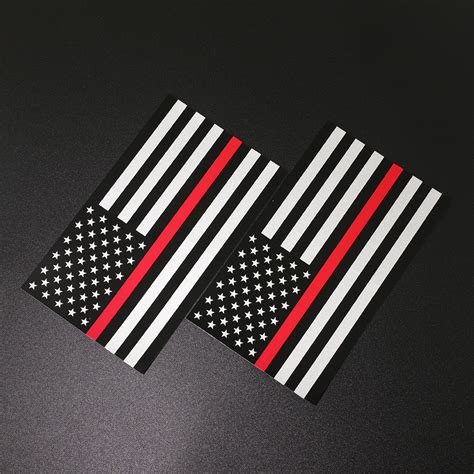 Custom Thin Blue Line Quality Decal Stickers Reflective Safety Flag - China Reflective Stickers ...