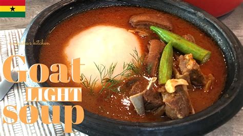 How To Make Ghanaian GOAT Meat LIGHT SOUP Pepper Soup Very Detailed