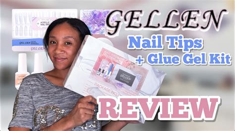 Gellen Nail Tips And Glue Gel Kit 240Pcs Review YouTube