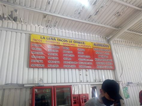 Carta Del Restaurante Tacos La Leña Santiago Carr Nacional 203