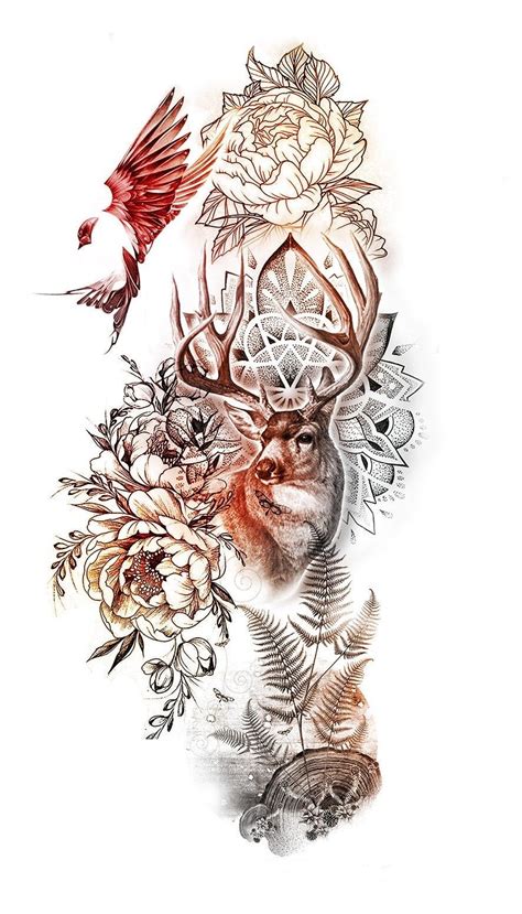 Pin on Custom tattoo design | Western tattoos, Unique half sleeve ...