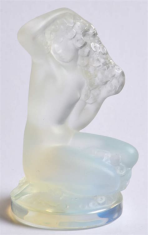 Lalique Figurines Paperweights Floreal Opal Nude Boxed By Lalique