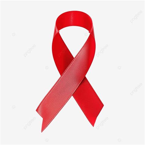 World Aids Day Ribbon Aid Day Ribbon PNG Transparent Image And