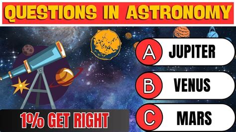 SPACE TRIVIA QUIZ 1 Astronomy Space Solar System Trivia Question