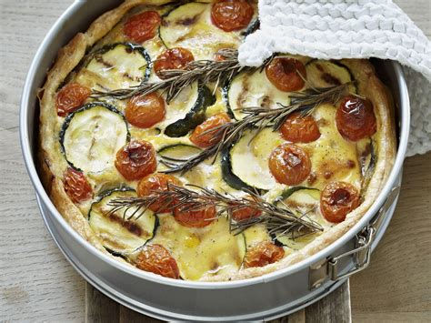 Gem Sequiche Mit Champignons Zucchini Und Cherrytomaten Rezept Eat