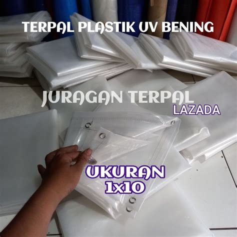 Terpal Plastik Bening Transparan Ukuran X Lazada Indonesia