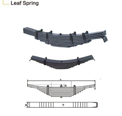 OEM High Quality Truck Parts Leaf Springs Various Types Leaf Spring - Motor Leaf Springs