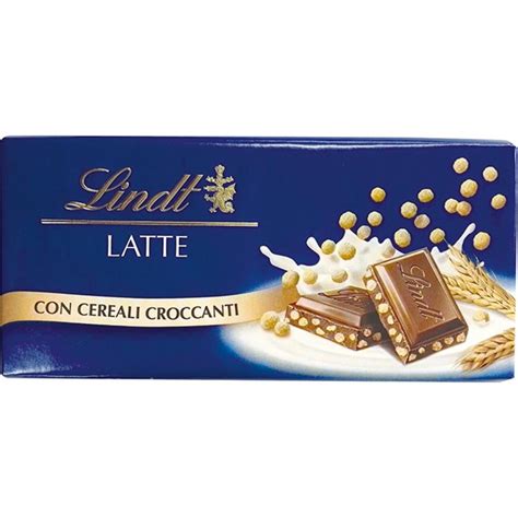 Lindt Tavoletta Di Cioccolato Al Latte E Cereali Gr Basko