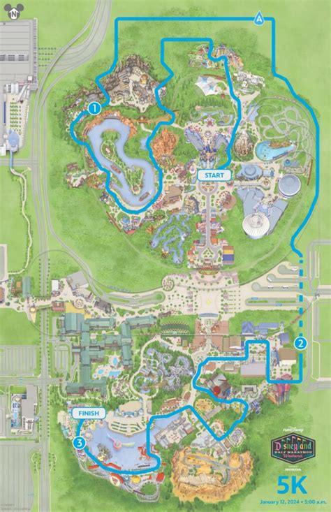 Disney World Marathon Course Map Gert Pepita