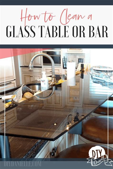 How To Clean A Glass Table Or Bar And KEEP It Clean Glass Table