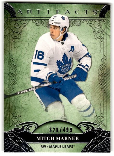 2020 21 UD Artifacts Stars Mitch Marner 499 127 Toronto Maple Leafs