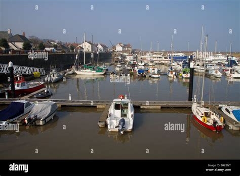 Watchet harbour Somerset England Stock Photo - Alamy