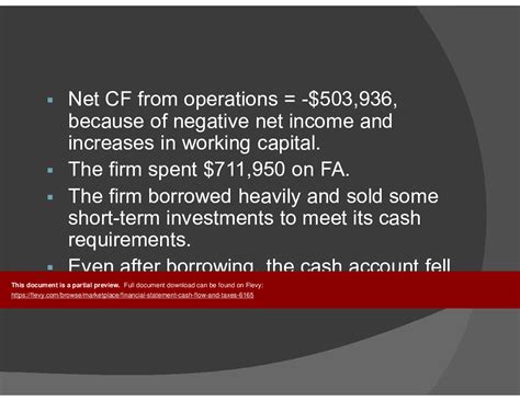 Ppt Financial Statement Cash Flow And Taxes 40 Slide Ppt Powerpoint Presentation Flevy