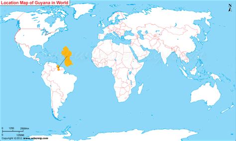 Where is Guyana? Guyana Location in The World Map, Geography, Facts