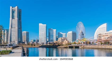 Skyscrapers Ferris Wheel Minato Mirai Yokohama Stock Photo 1849005868 ...