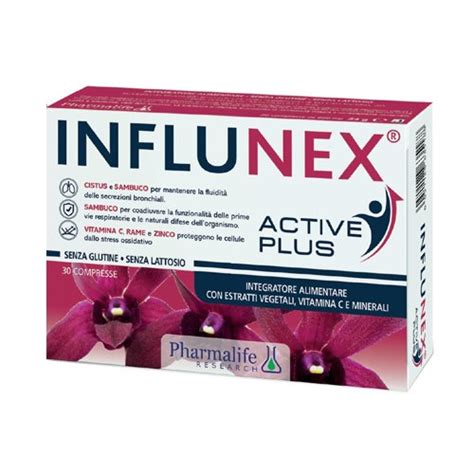 Influnex Active Plus 30 Tablets Loreto Pharmacy