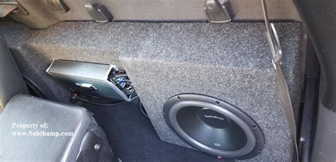 02 15 Dodge Ram Regular Cab Dual Sub Box With Space