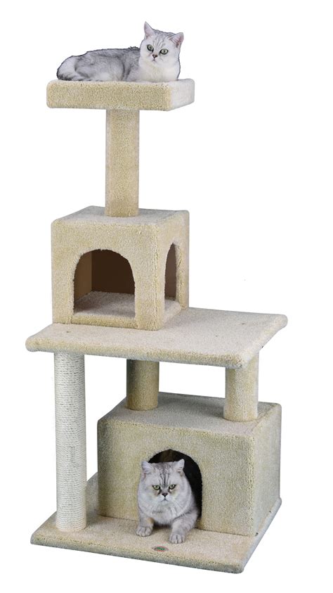 Premium Carpeted Cat Tree For Large Cats Carpet Vidalondon