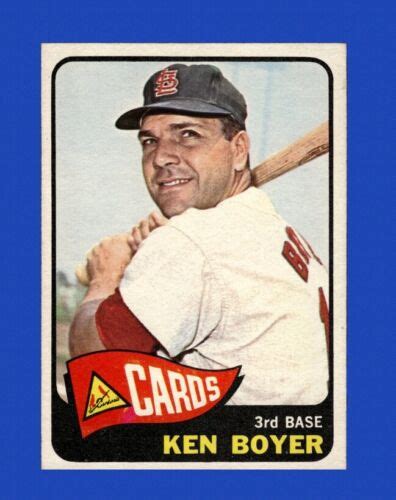 Topps Set Break Ken Boyer Ex Exmint Gmcards Ebay