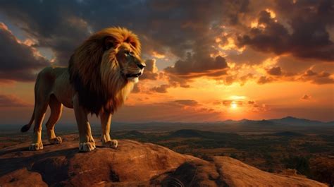 Premium AI Image | The lion king wallpapers hd wallpapers