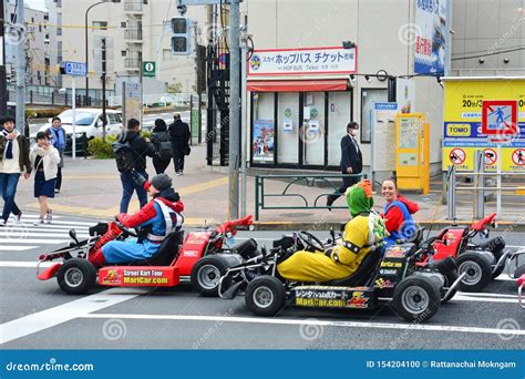 Tokyo, Japan - March 7, 2018 : Street Kart Tour, Mario Kart Tour is ...