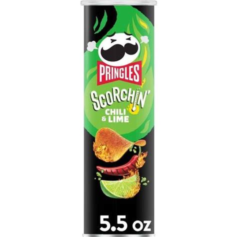 Pringles Extra Hot Chili And Lime Potato Crisps Chips • Pris