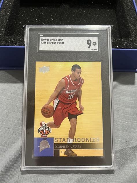 Upper Deck Star Rookies Stephen Curry Rc Sgc Hof Ebay