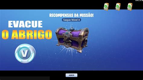 Miss O Diaria Evacue O Abrigo Solo Play V Bucks Fortnite Salve O