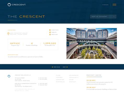 Crescent Website And Logo Design Project Rftb Agency