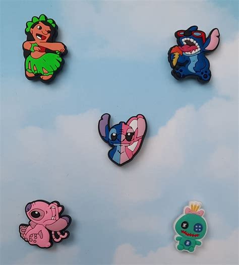 Disney Stitch And Friends Kroko Jibbitz Anh Nger Etsy De