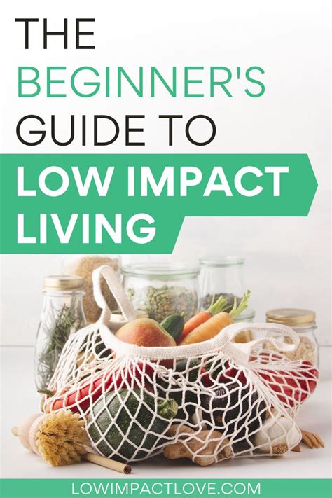 Low Impact Living A Beginners Guide To Sustainability Eco Friendly