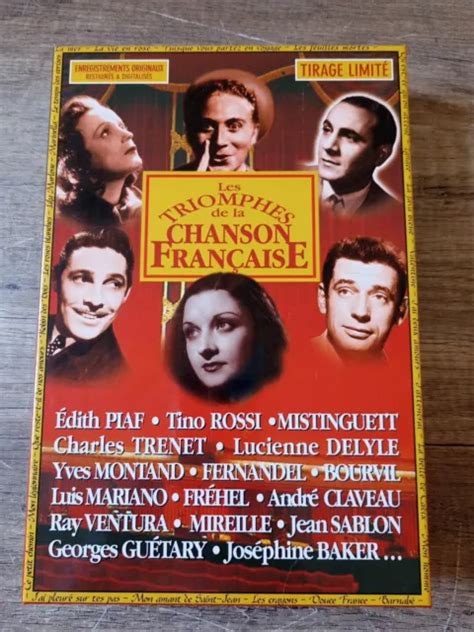 COFFRET LES TRIOMPHES De La Chanson Française De Légende VOL 1 20cd