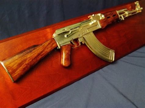 KARABIN AK 47 ZŁOTY KAŁASZNIKOW DENIX TABLO 14365212095 Allegro pl