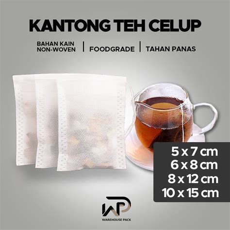 Jual Kantong Teh Celup Tea Bag Multifungsi Kantong Teh Celup Tahan