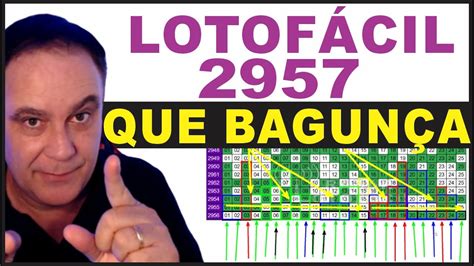 QUE ISSO Dicas Para Lotofácil 2957 Resultado Análise E Sugestão YouTube