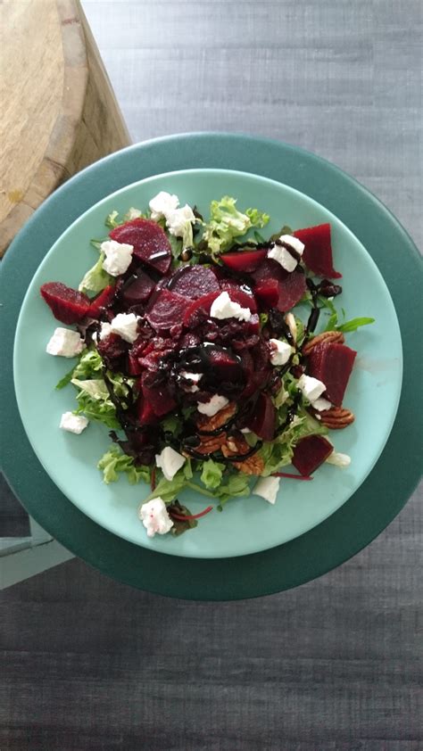 Rode Bietjes Salade Met Geitenkaas Gewichtsconsulent Kim