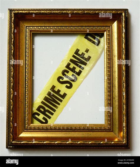 Framed crime scene tape hi-res stock photography and images - Alamy