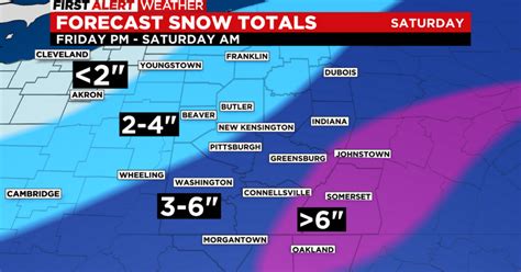 Pittsburgh Weather Winter Storm Watch Issued For Saturday Snow Could