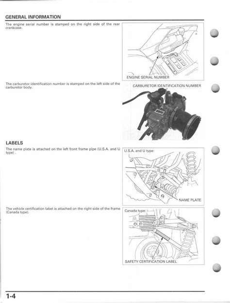 2005 2008 Honda TRX500 FA FGA Workshop Repair Manual