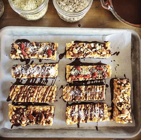 Chocolate Peanut Butter Puffed Rice Bars Food Snob