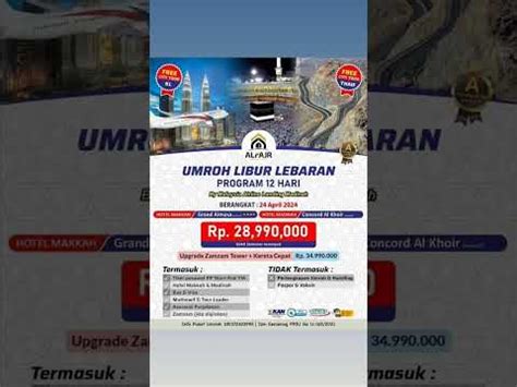 Paket Umroh 12 Hari Starting YIA Kulon Progo Jogja Umroh YouTube