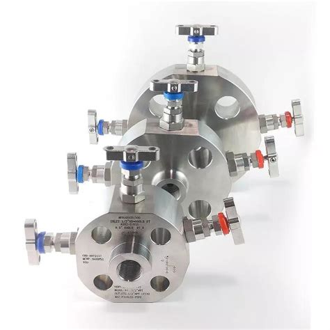 Nai Lok Flange High Pressure 3 Way Valve Manifold China 1 2 Needle