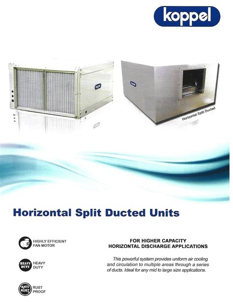 Maximaxsystems Koppel Horizontal Split Ducted Air Cons