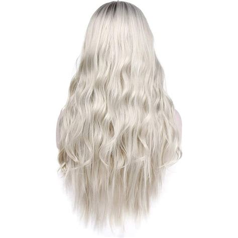 Platinum White Hair Ombre